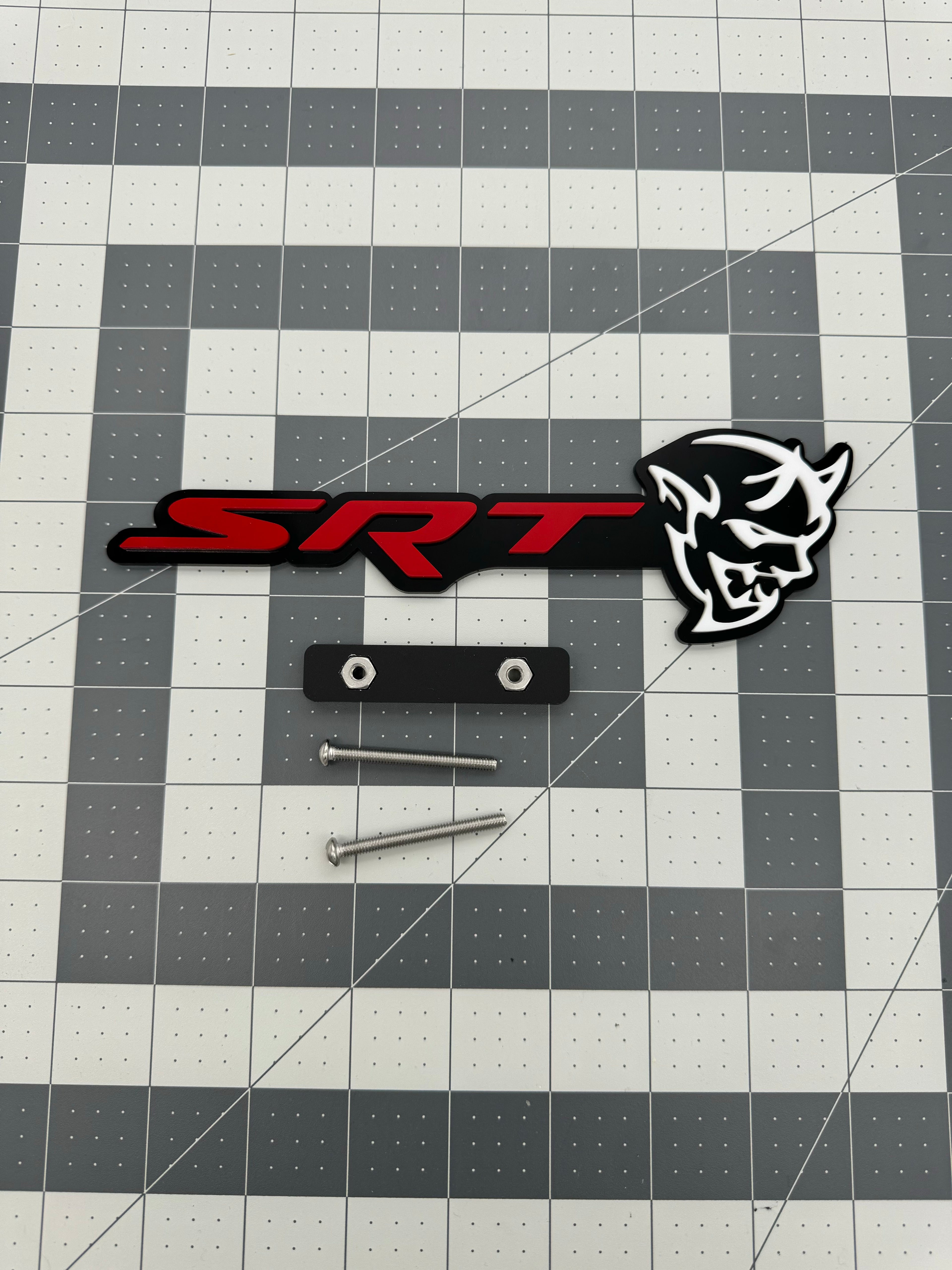 SRT Demon Grille badge