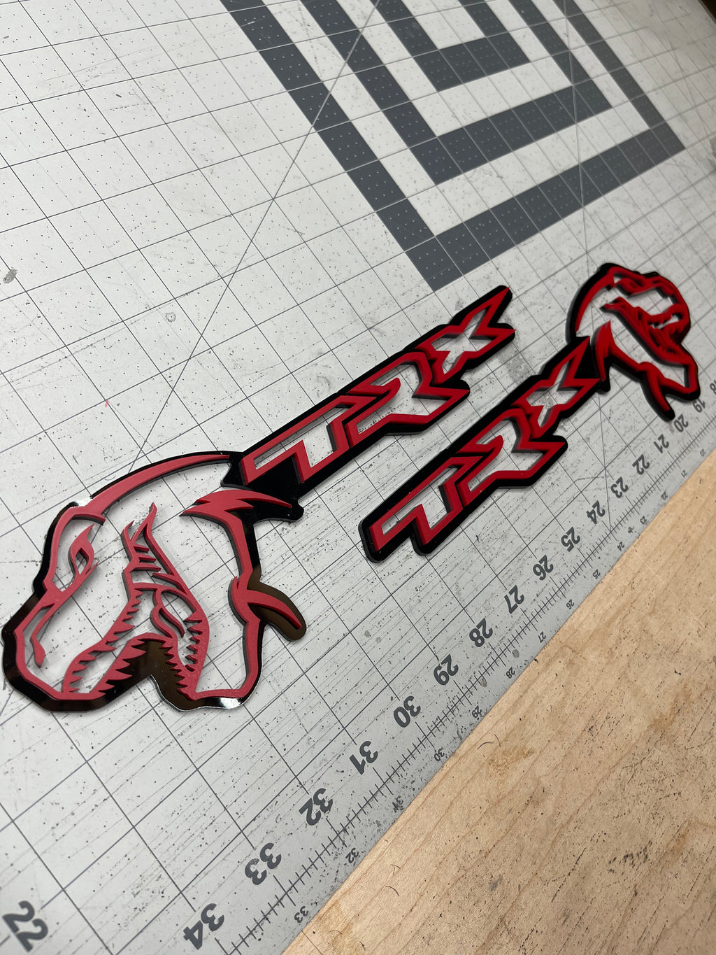 TREX/TRX combo badge pair