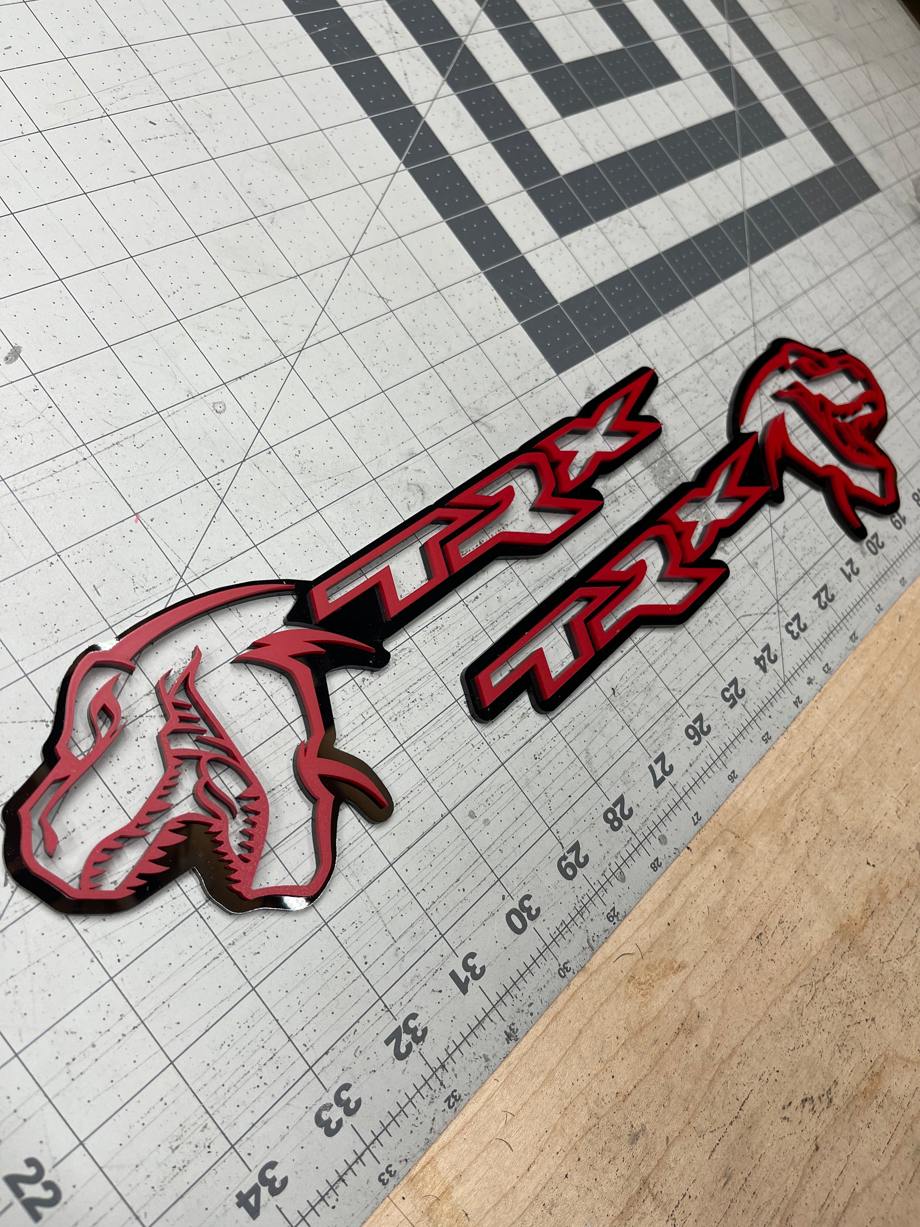 TREX/TRX combo badge pair