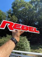 Rebel Grille badge replacement