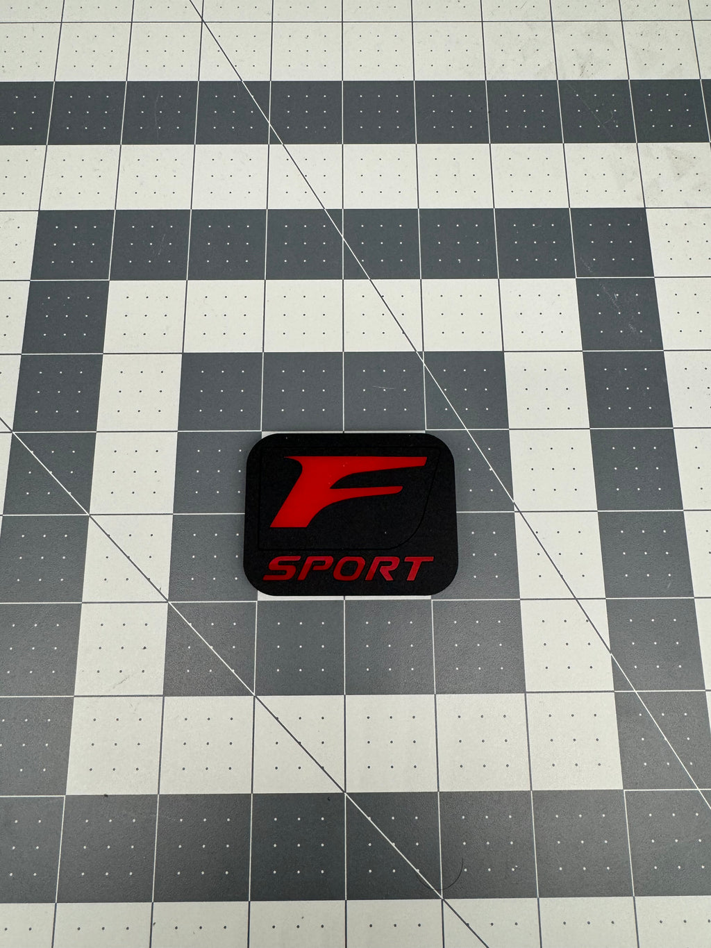 Lexus F sport fender badge pair