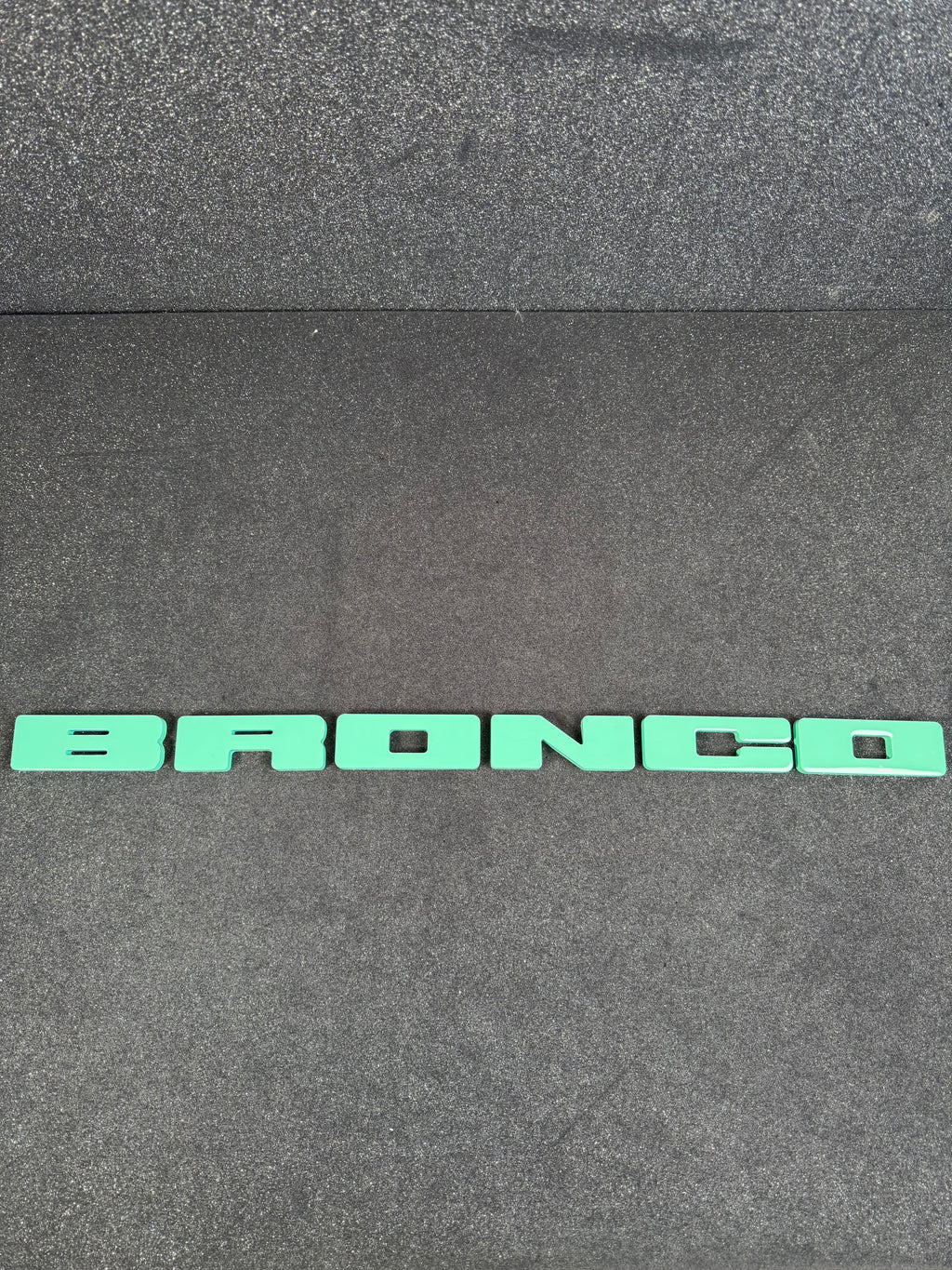 Bronco grille letter covers