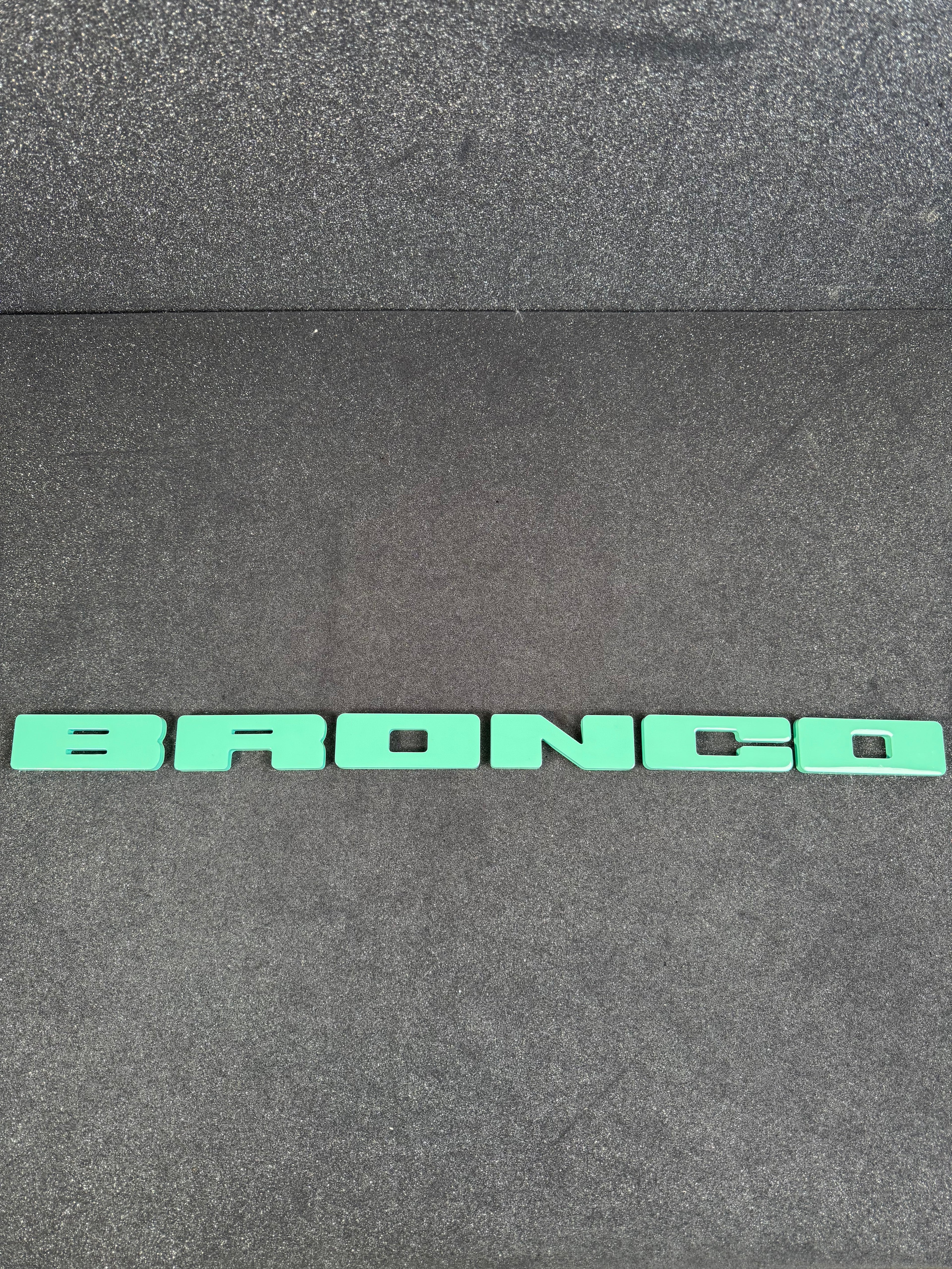 Bronco grille letter covers