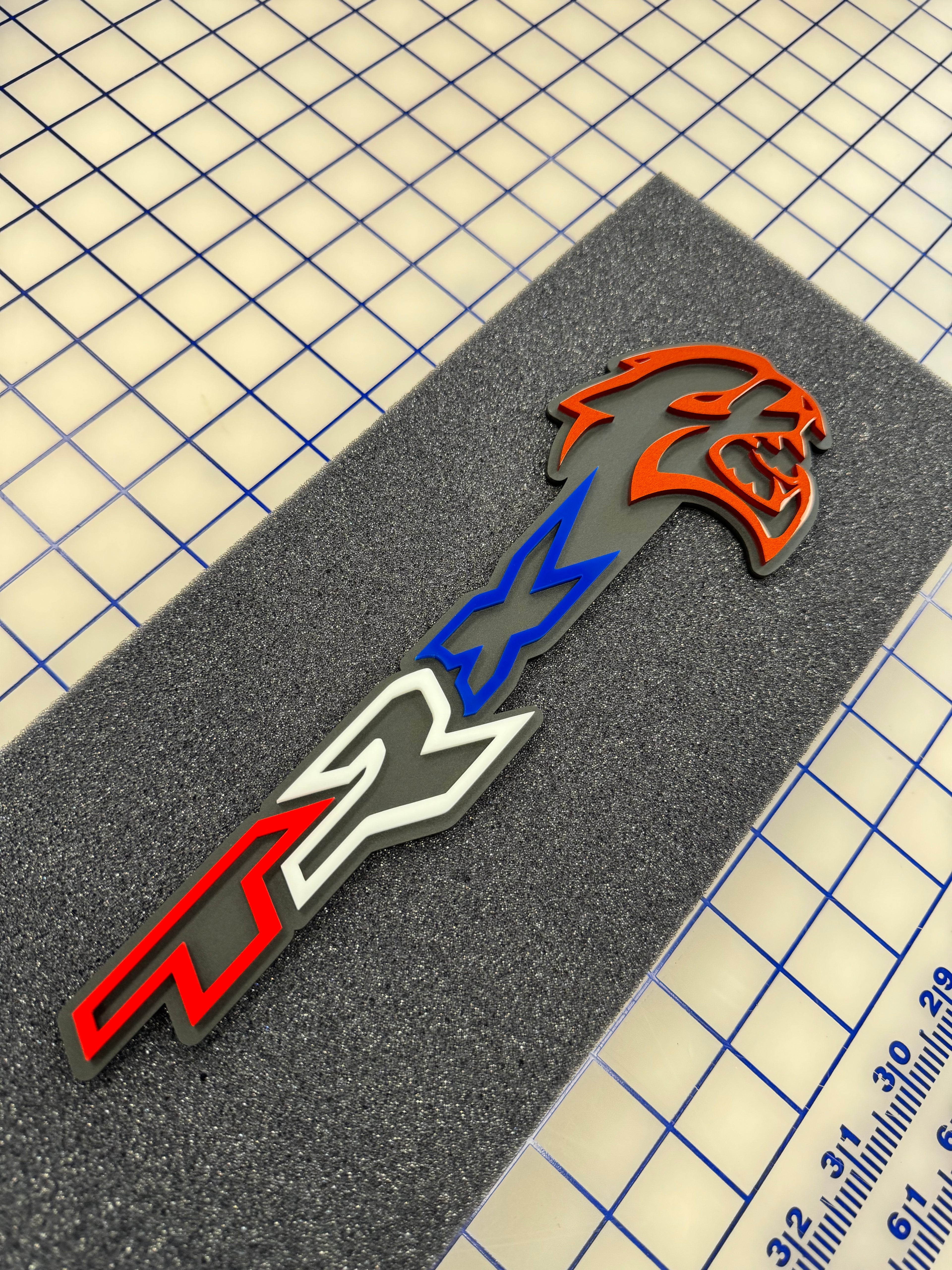 Hellcat TRX combo grille badge