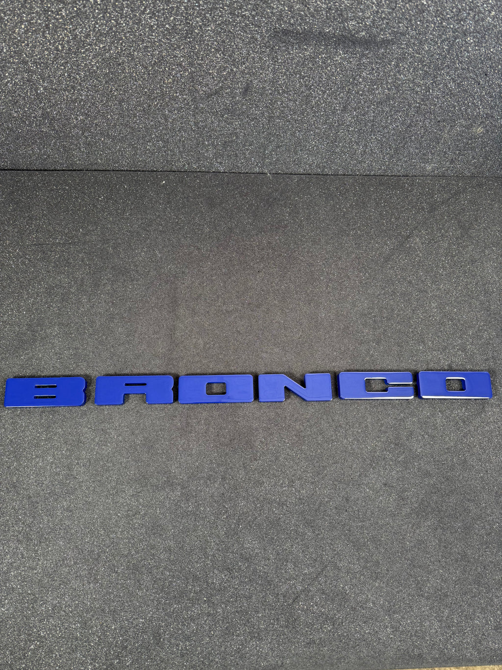 Bronco grille letter covers