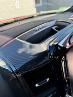 2019+ RAM 1500/ TRX / RHO Uconnect carbon fiber top trim panel