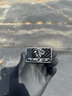 Hellcat supercharger engine badge