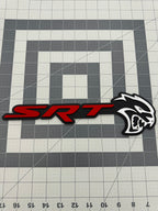 Hellcat SRT combo badge single
