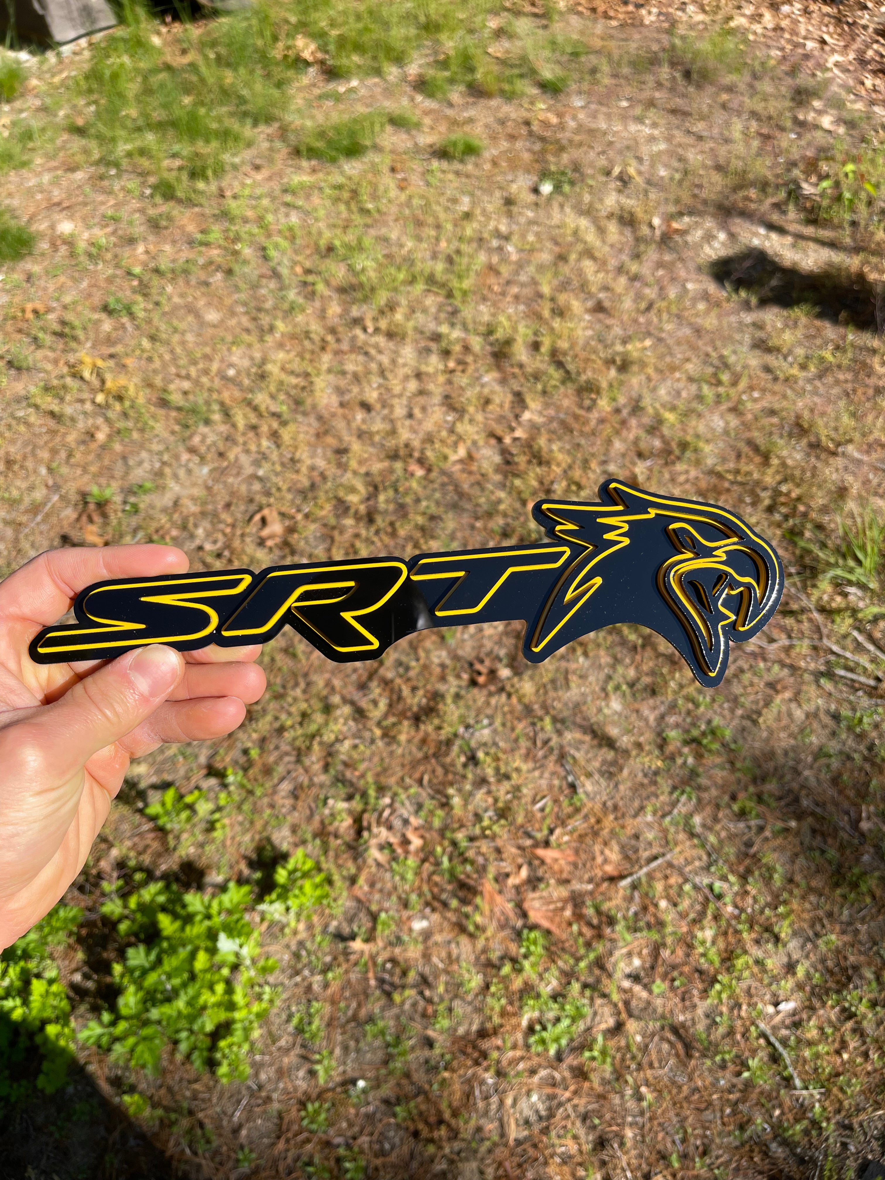 SRT Hellhawk V1 combo badge single