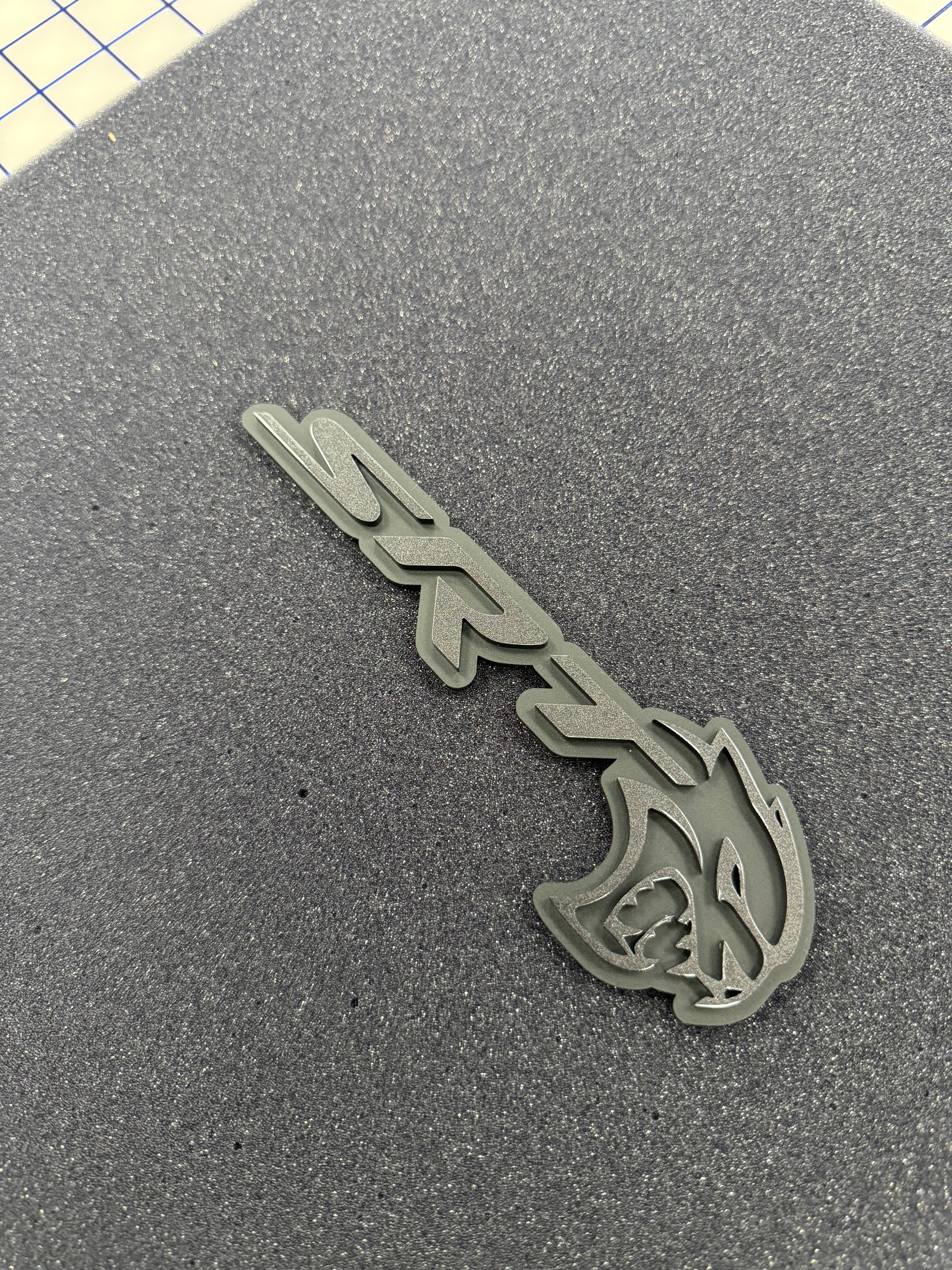SRT Hellcat trunk badge