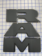 RAM tailgate letters