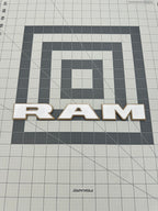 RAM door badge pair