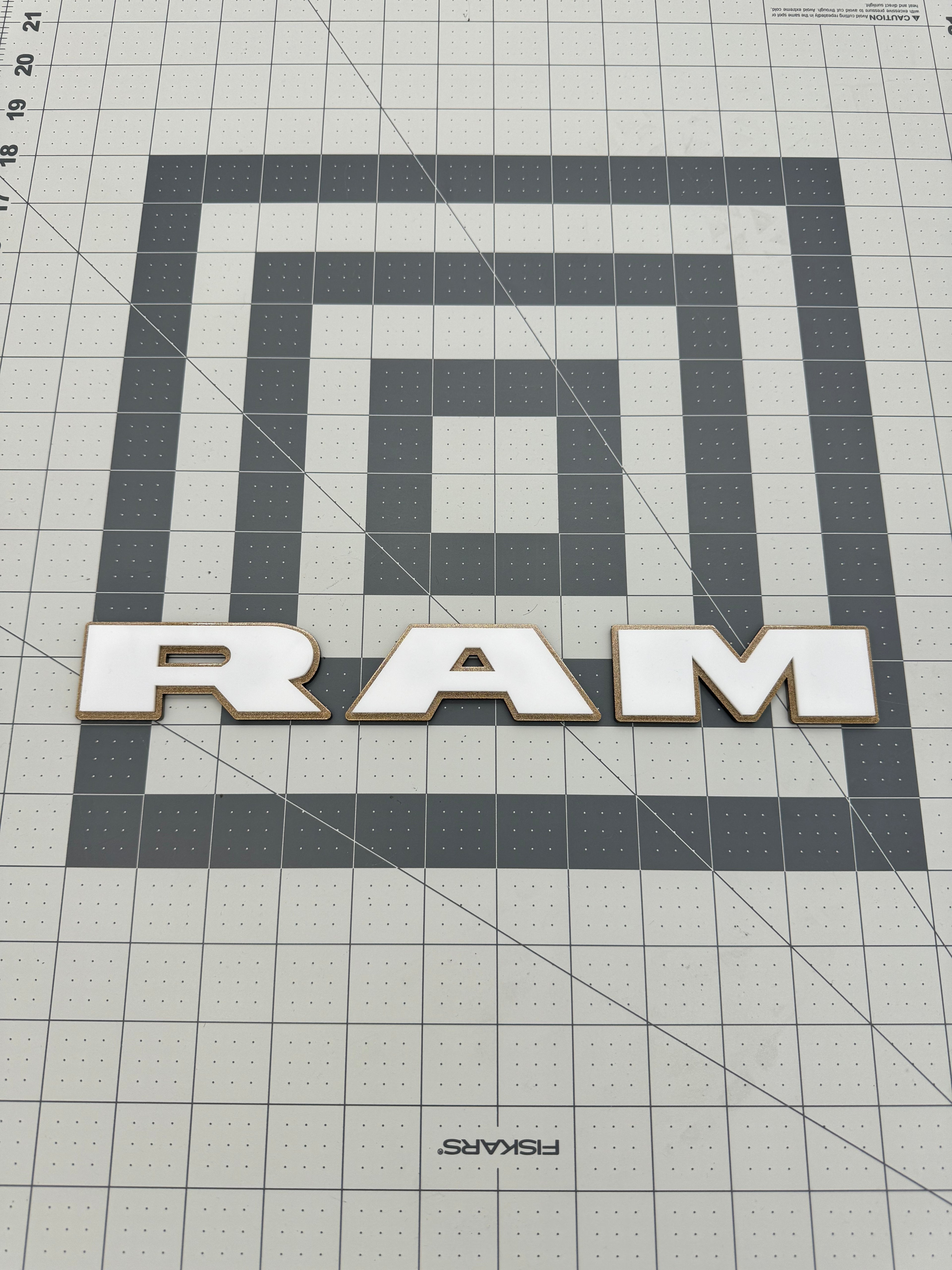 RAM door badge pair
