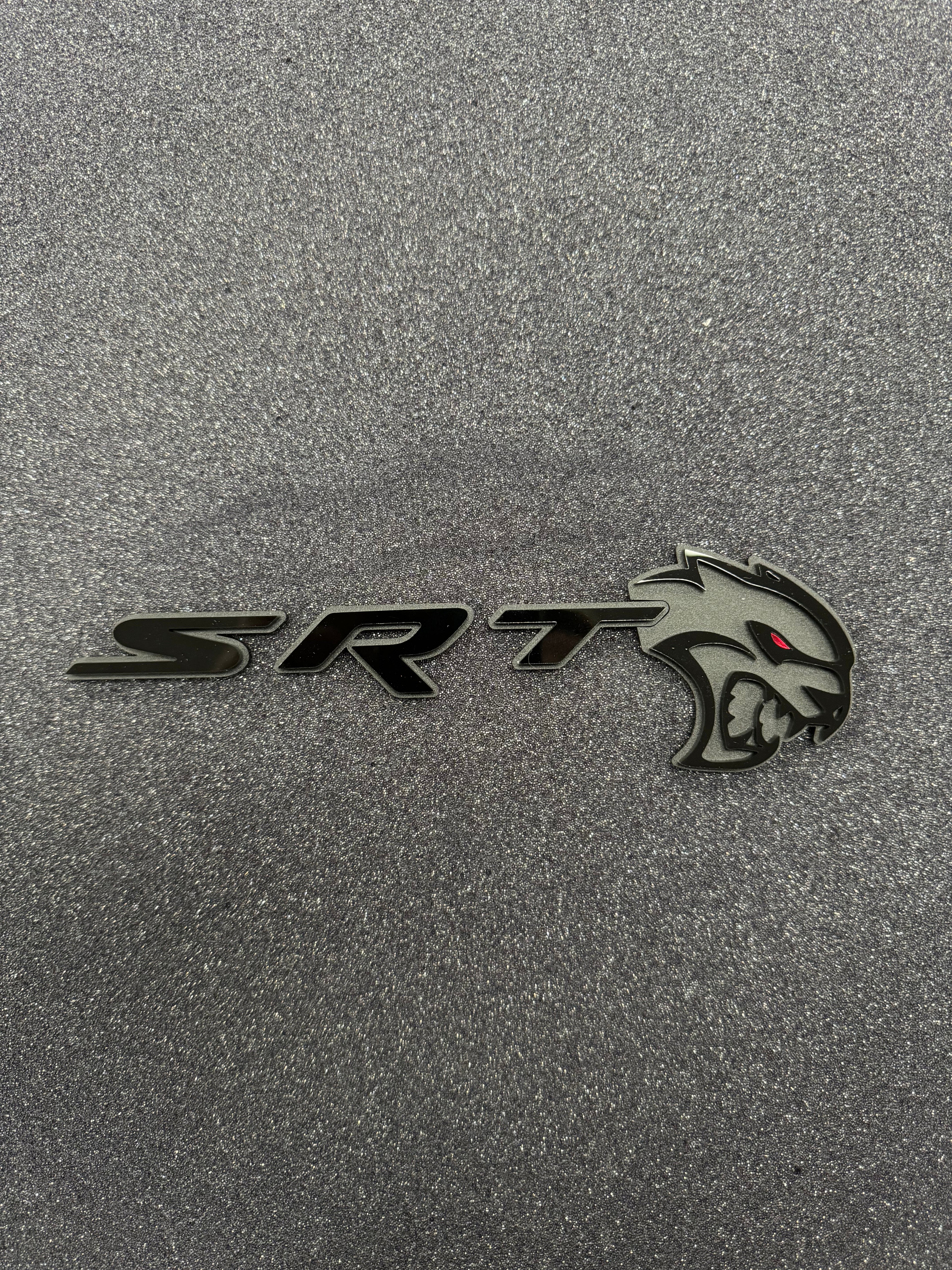 SRT Hellcat decklid spolier badge
