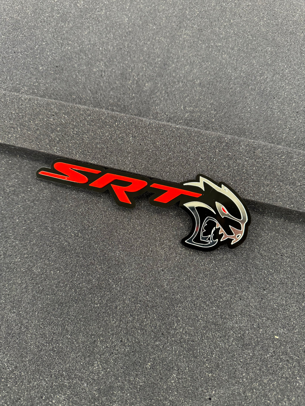 SRT Hellcat trunk badge