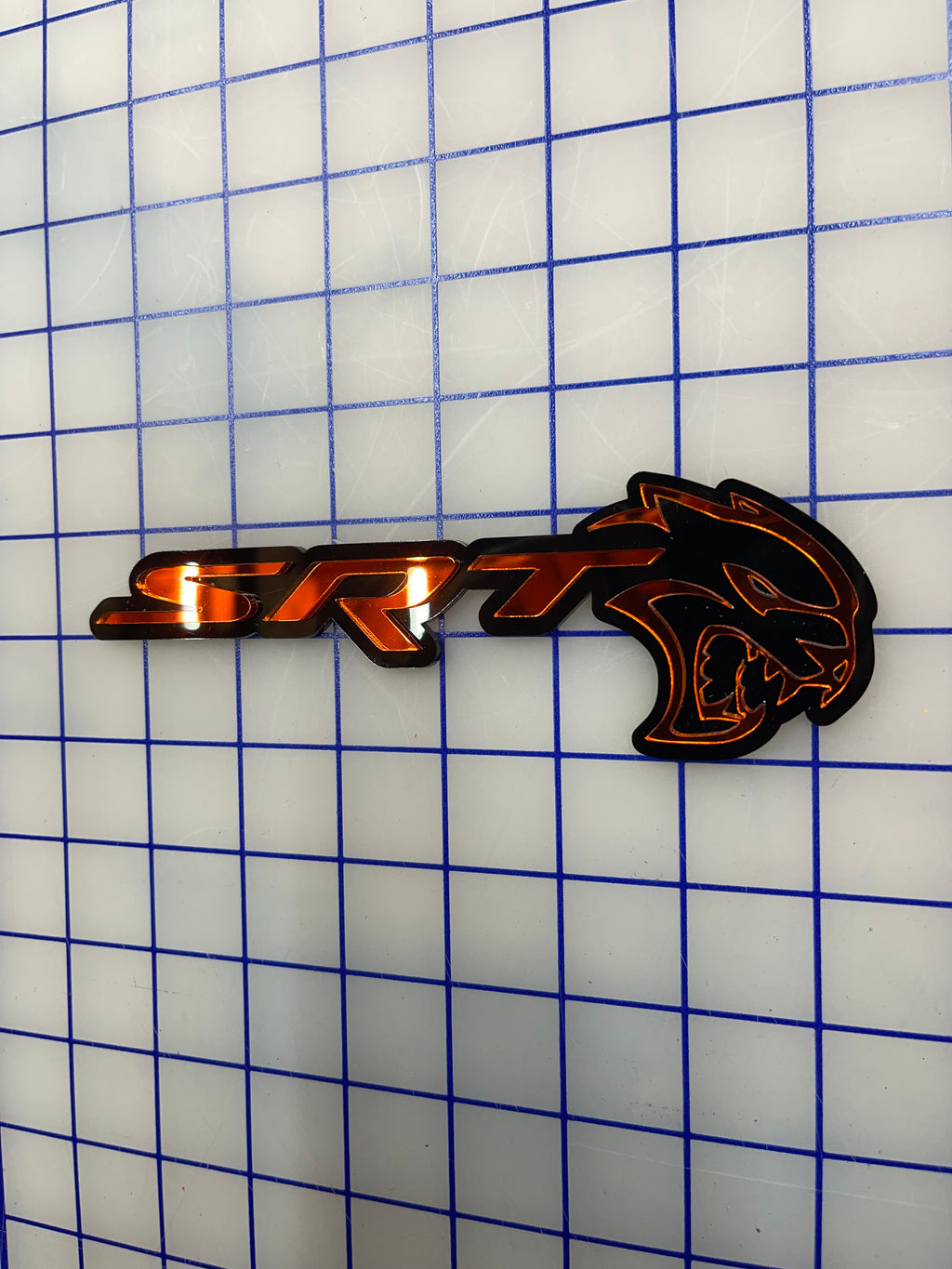 SRT Hellcat trunk badge
