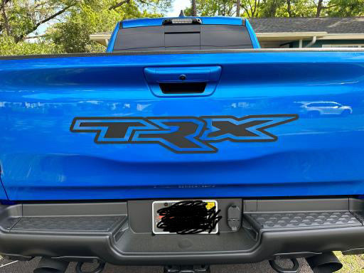 TRX Tailgate replacement badge
