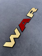 WAR tailgate letters