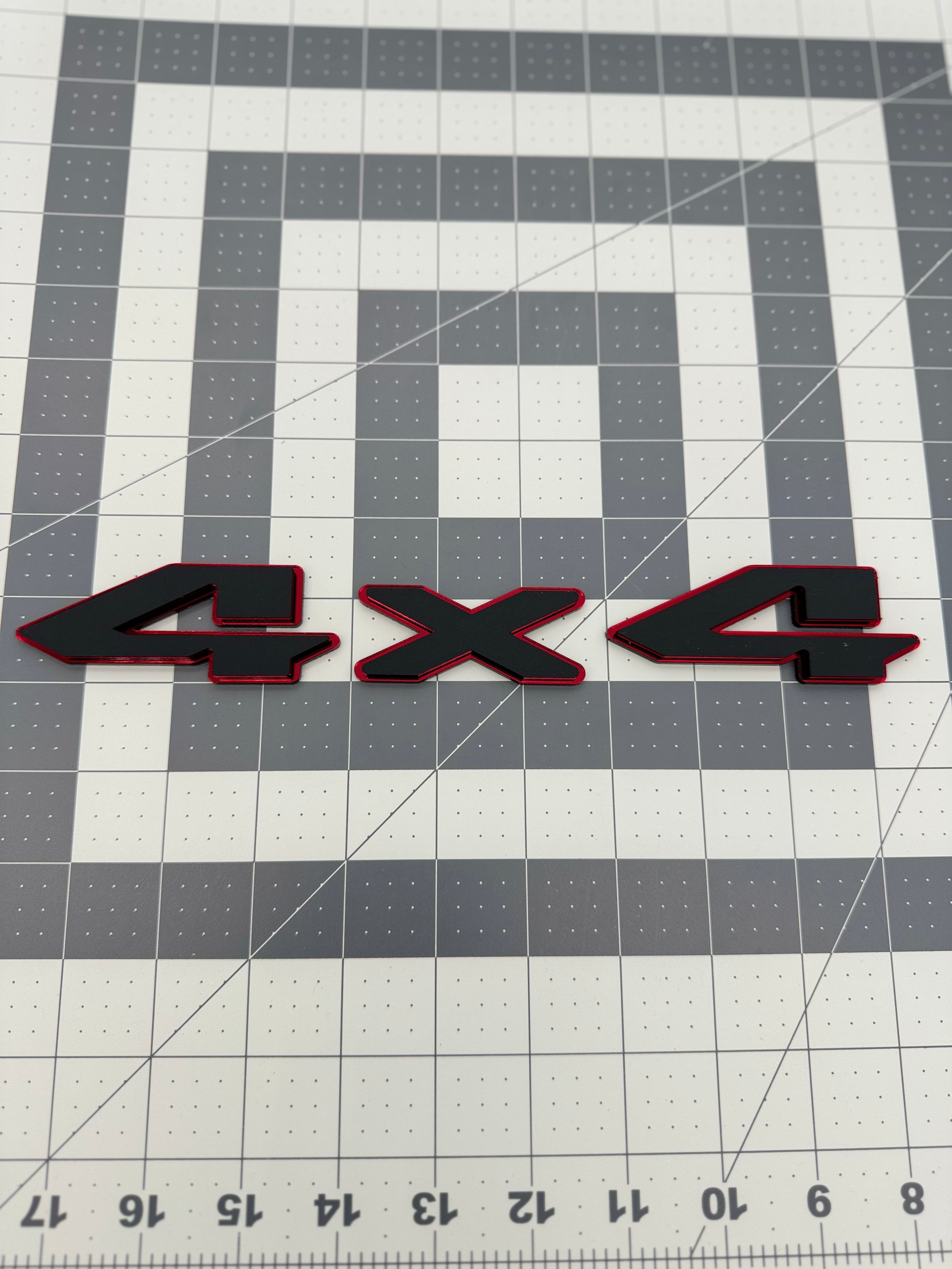 4x4 OEM tailgate badge