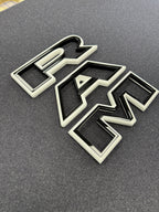Color matched 3D RAM grille letters
