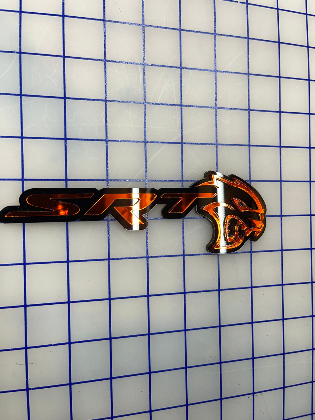 SRT Hellcat trunk badge