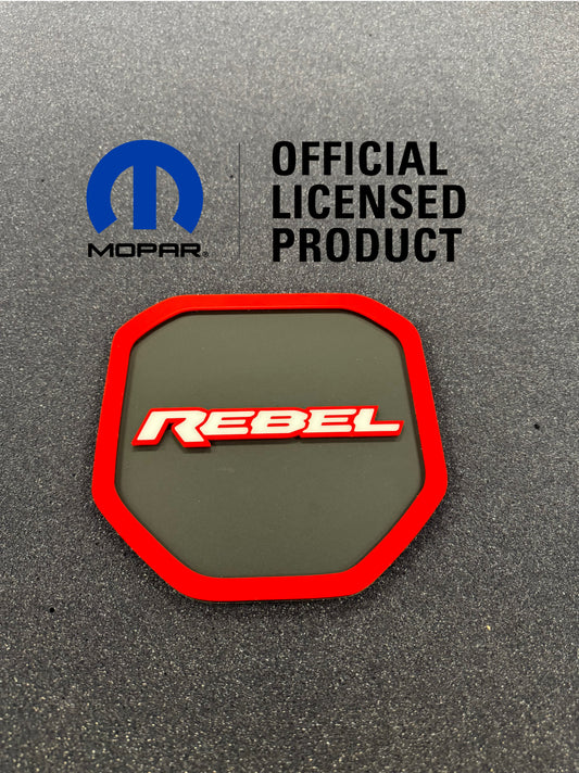 Rebel Shield tailgate badge