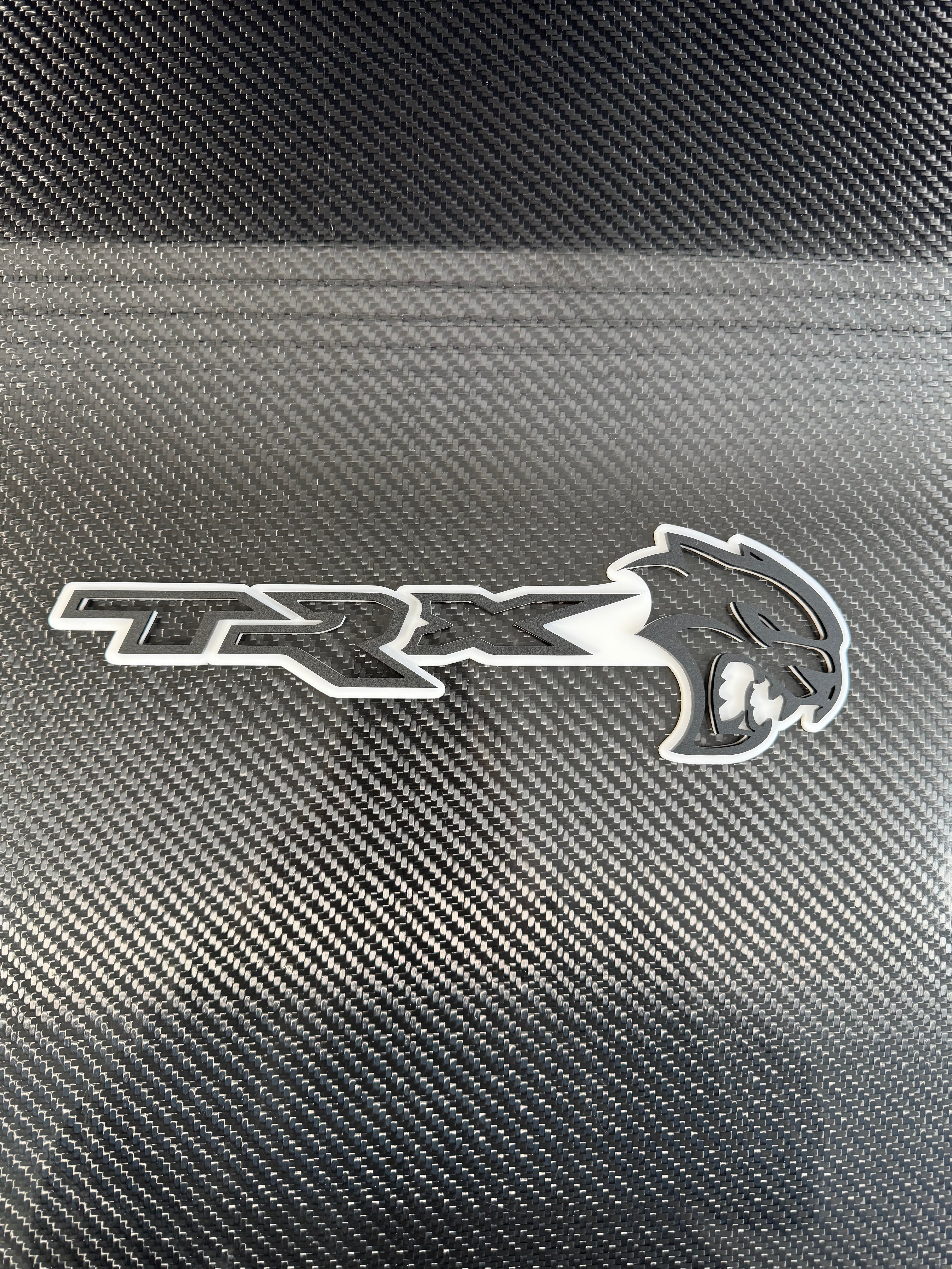 Hellcat TRX combo badge single