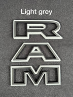3D RAM grille letters (Non-color matched)