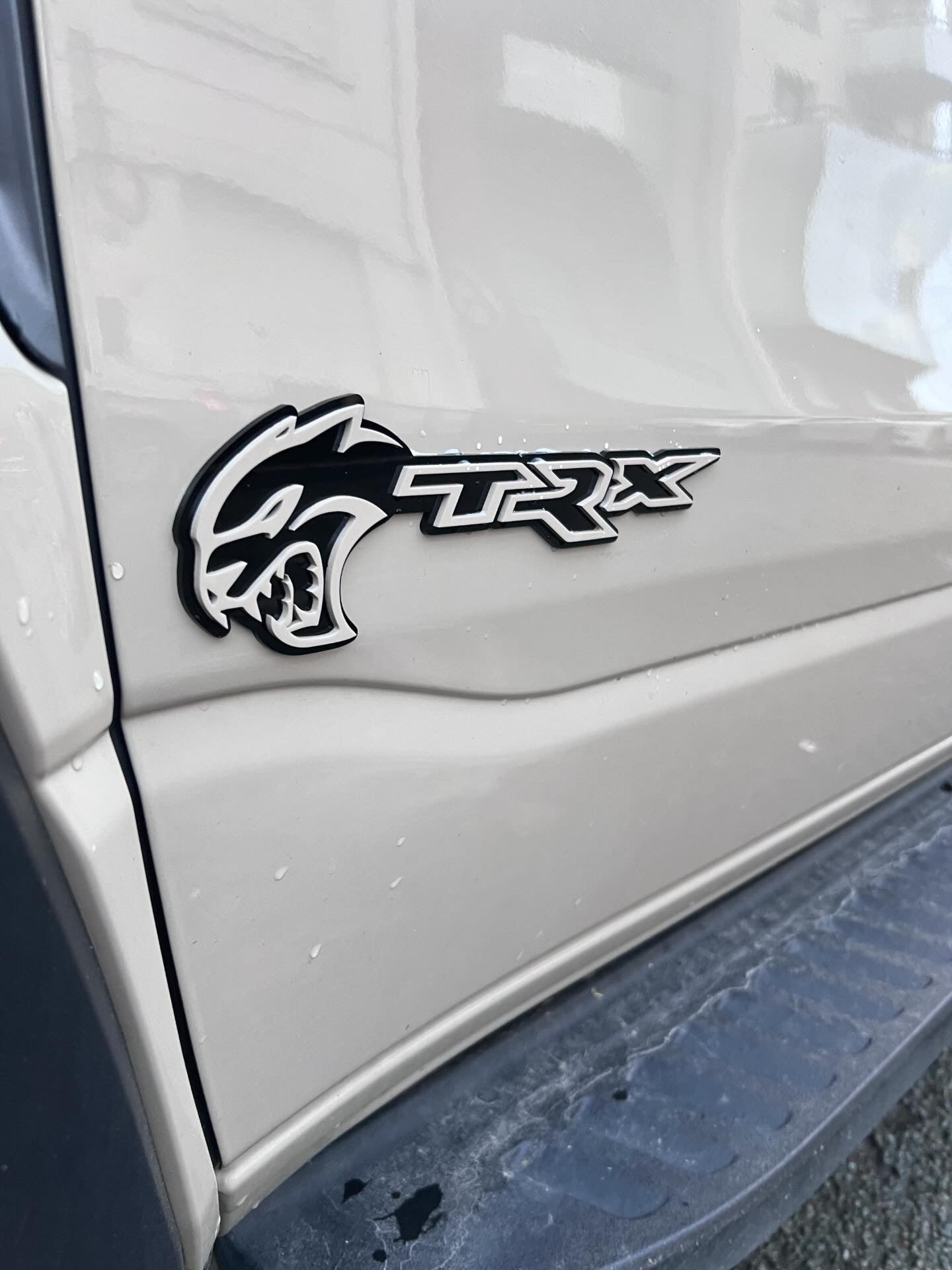 Hellcat TRX combo badge single