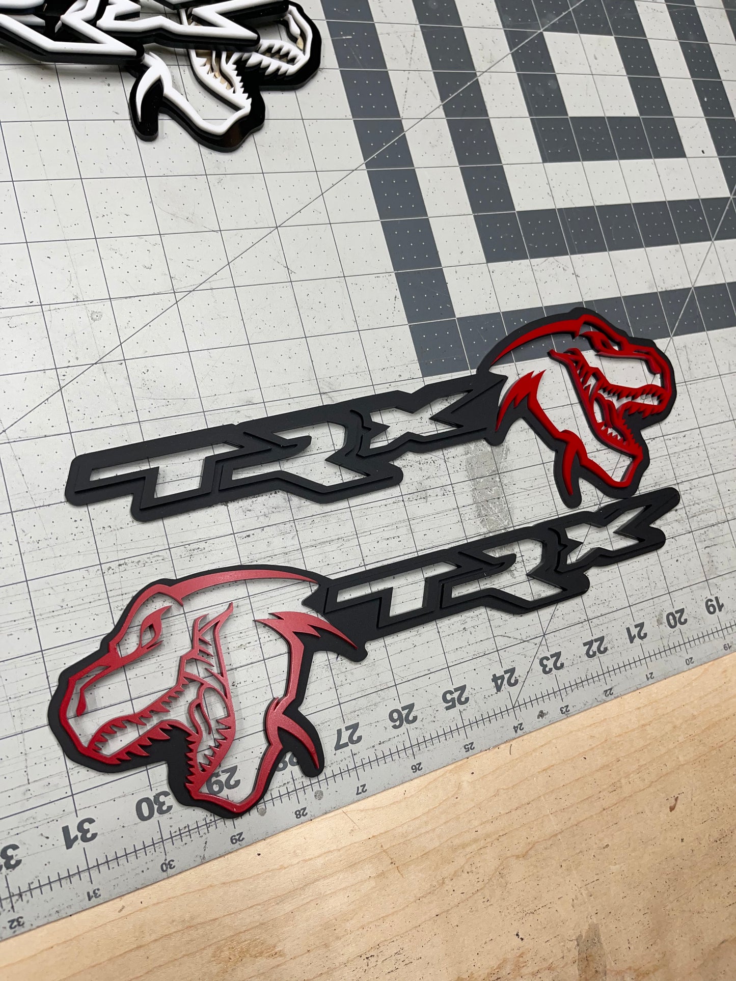 TREX/TRX combo badge pair