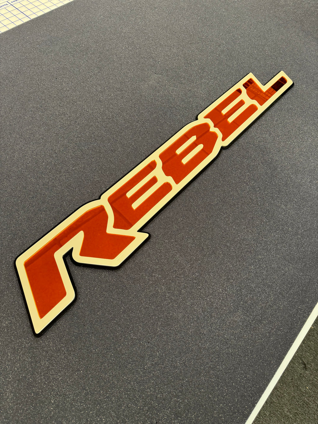 Rebel Tailgate replacement badge