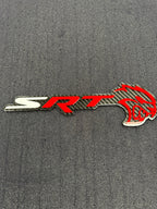 Hellcat SRT combo badge pair