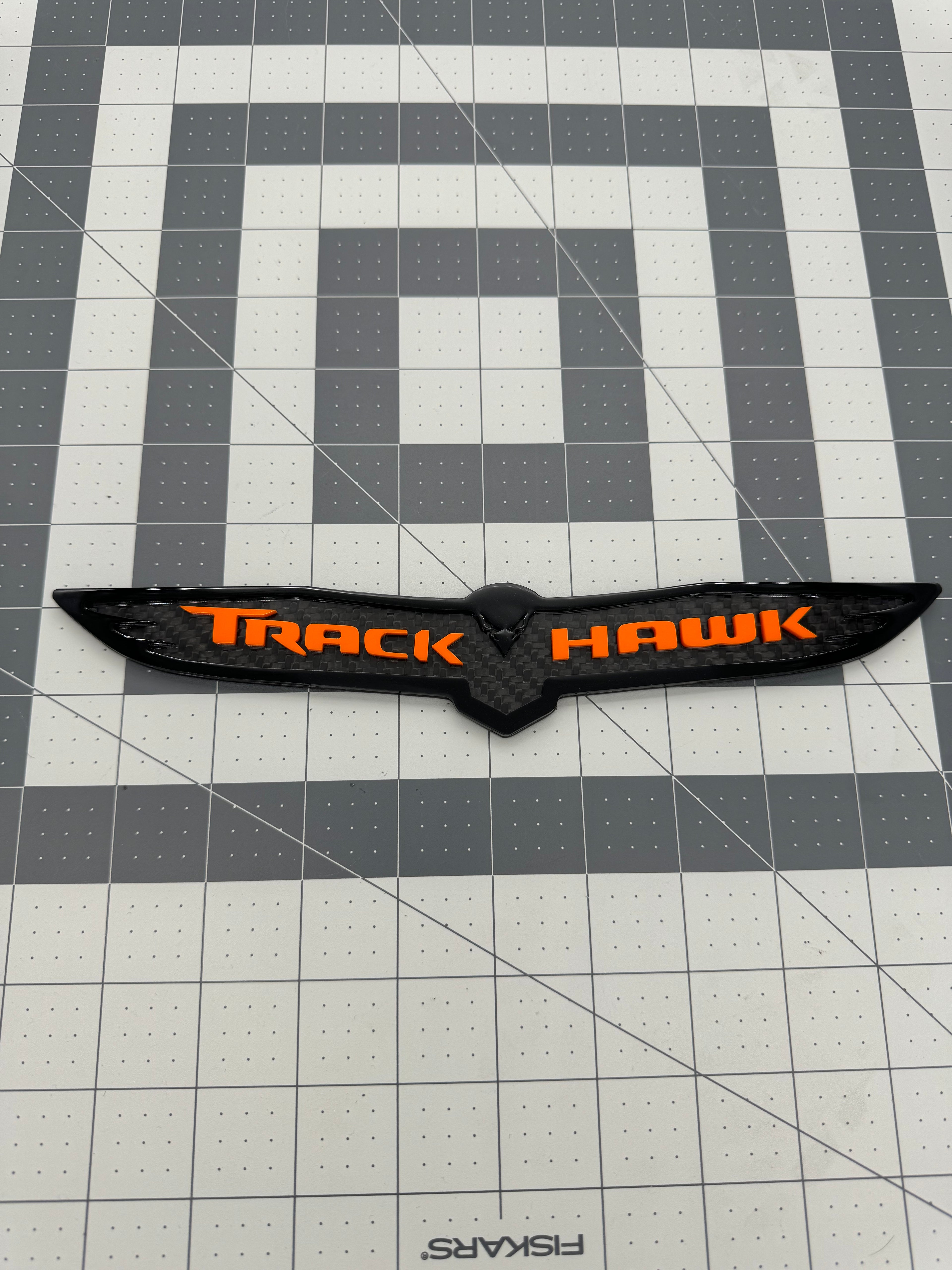 Trackhawk trunk badge
