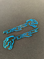 Trex/TRX Design #2 combo badge pair