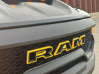 Color matched 3D RAM grille letters