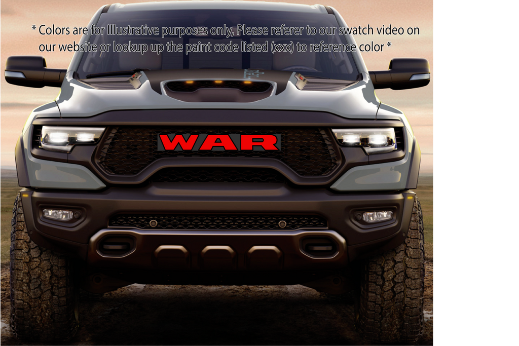 WAR grille replacement badge