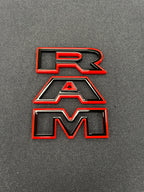 Color matched 3D RAM grille letters