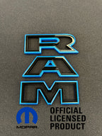 Color matched 3D RAM grille letters
