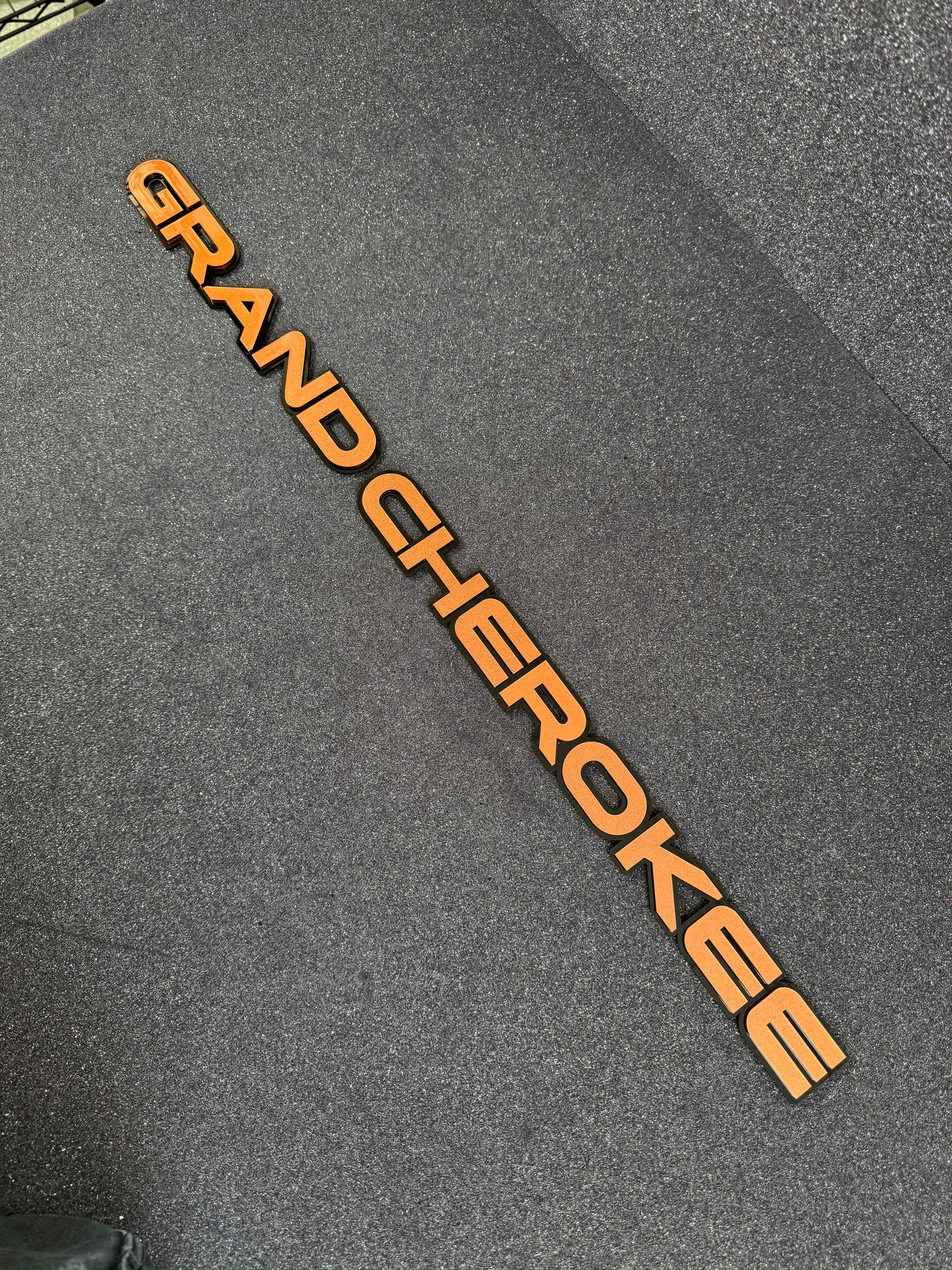 Grand Cherokee door badge pair