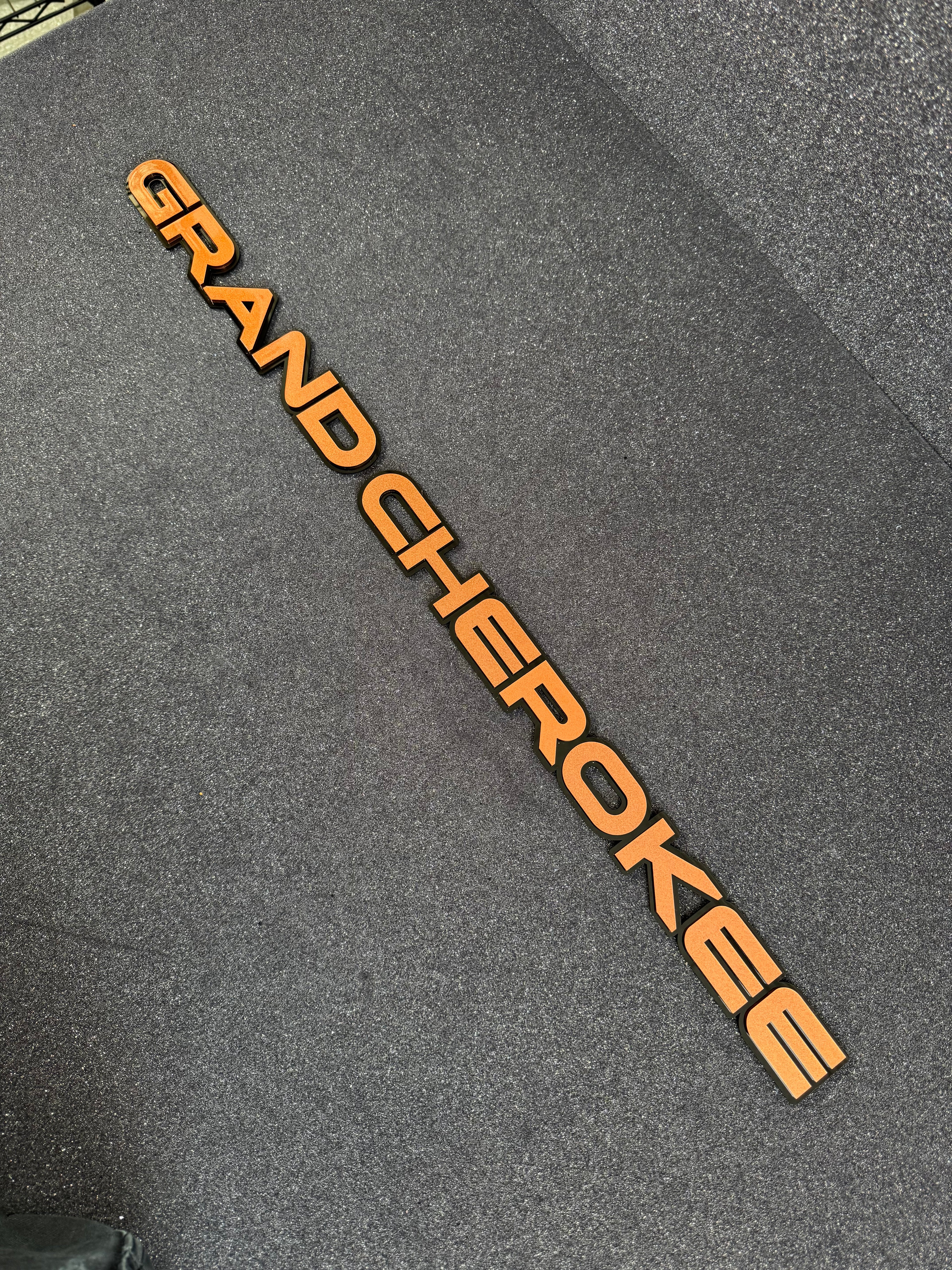 Grand Cherokee door badge pair