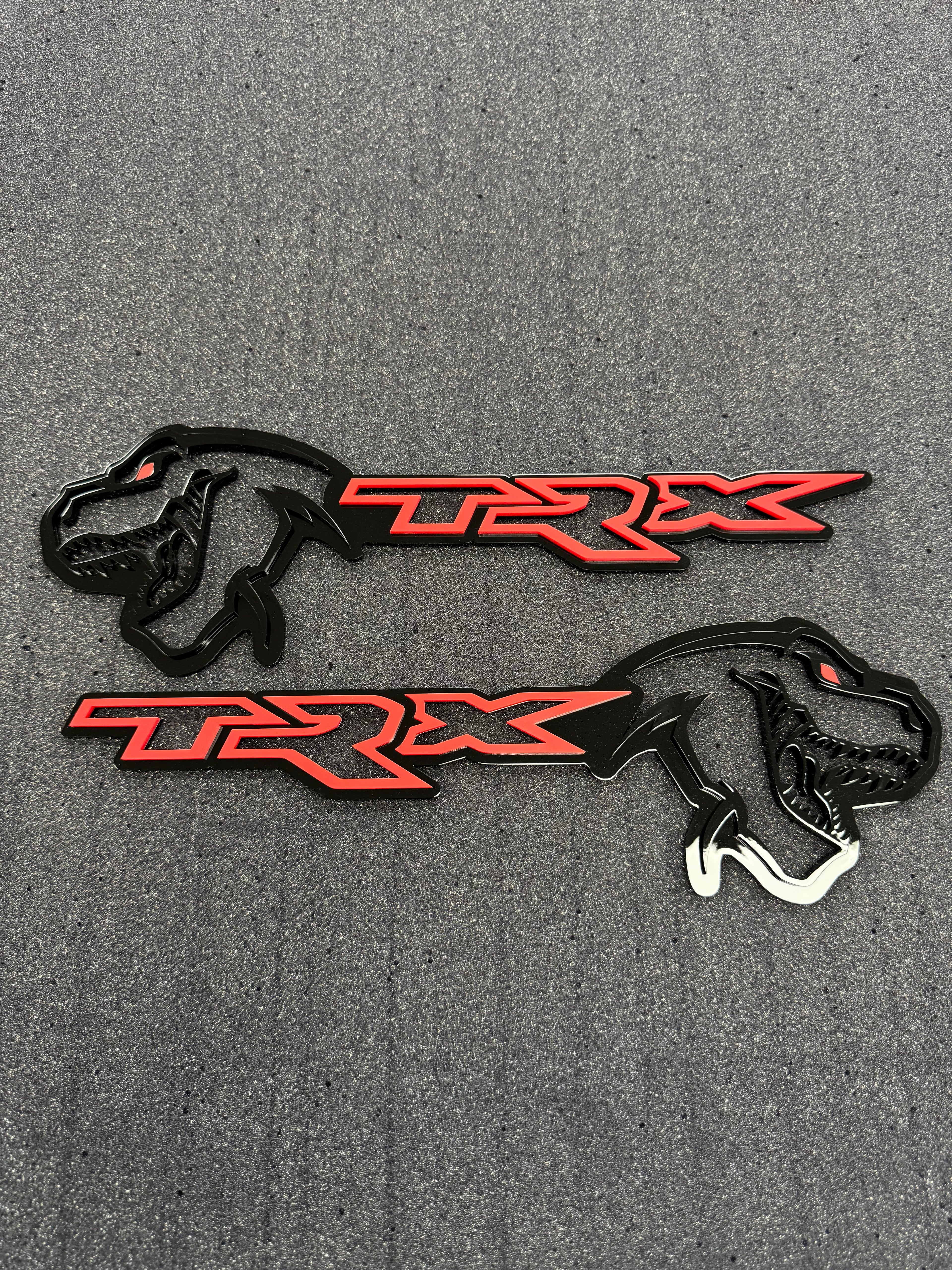 TREX/TRX combo badge pair