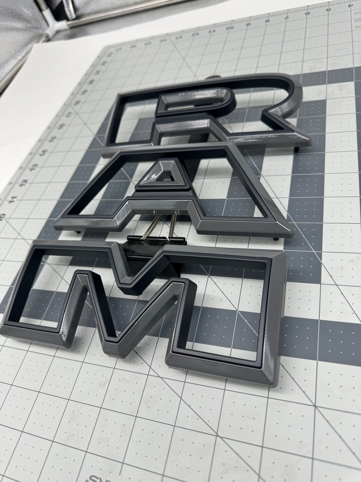 RAM Grille letter replacement badge set
