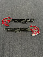 Hellcat TRX combo badge pair