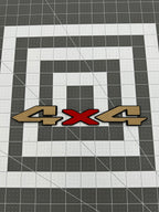 4x4 OEM tailgate badge