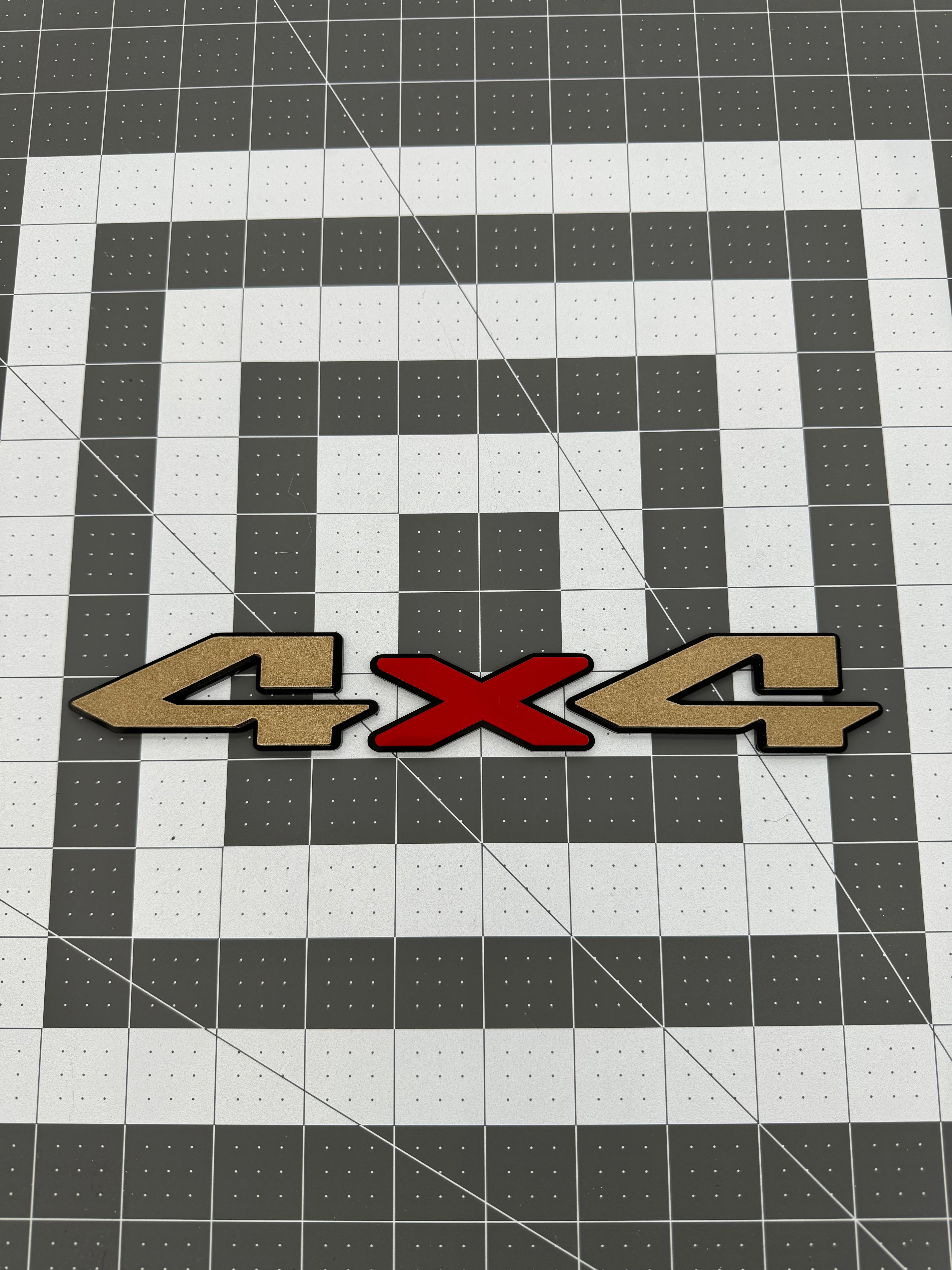 4x4 OEM tailgate badge