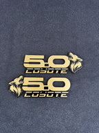 Coyote 5.0L fender badge pair