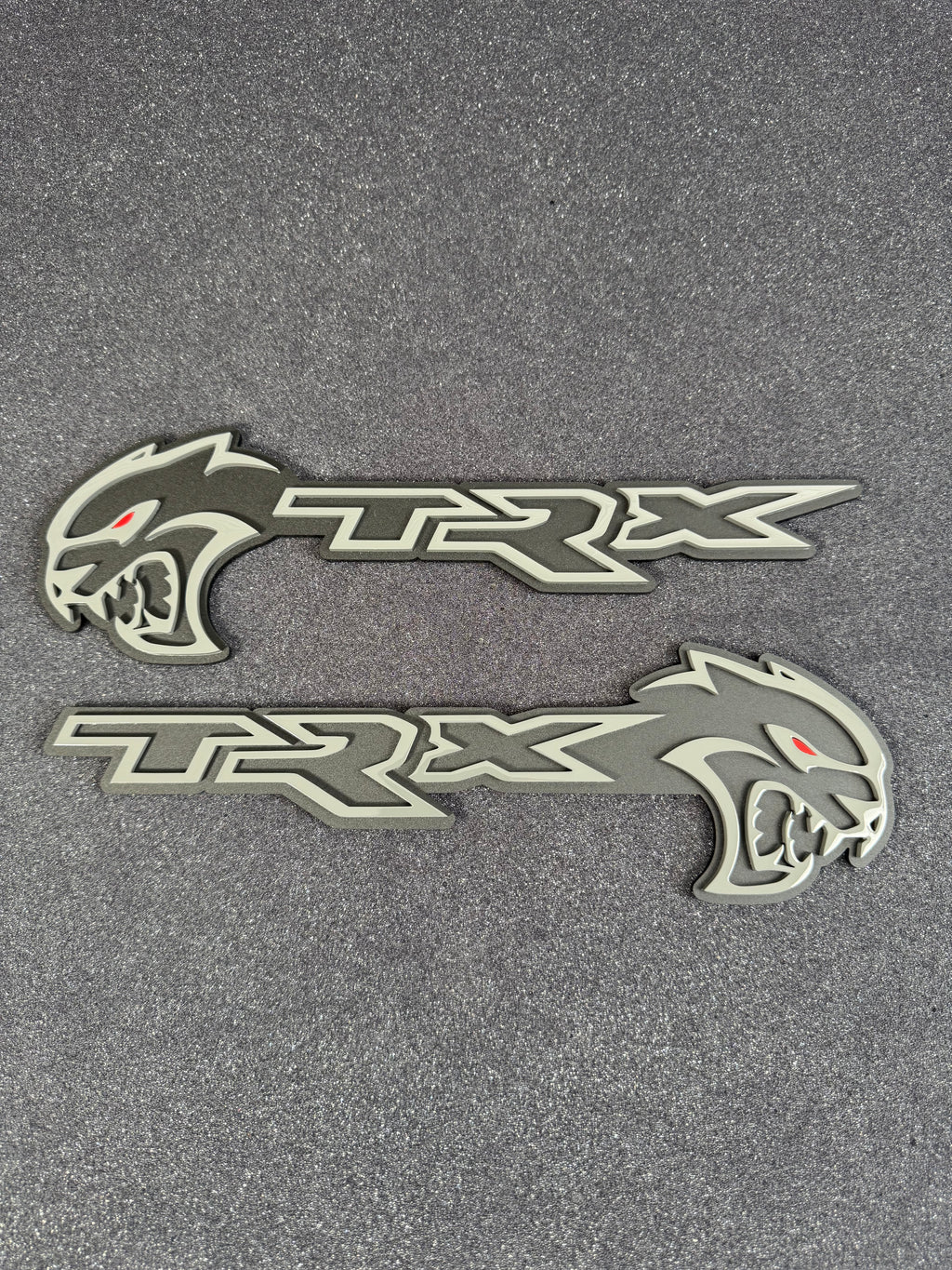 Hellcat TRX combo badge pair