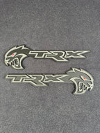 Hellcat TRX combo badge pair