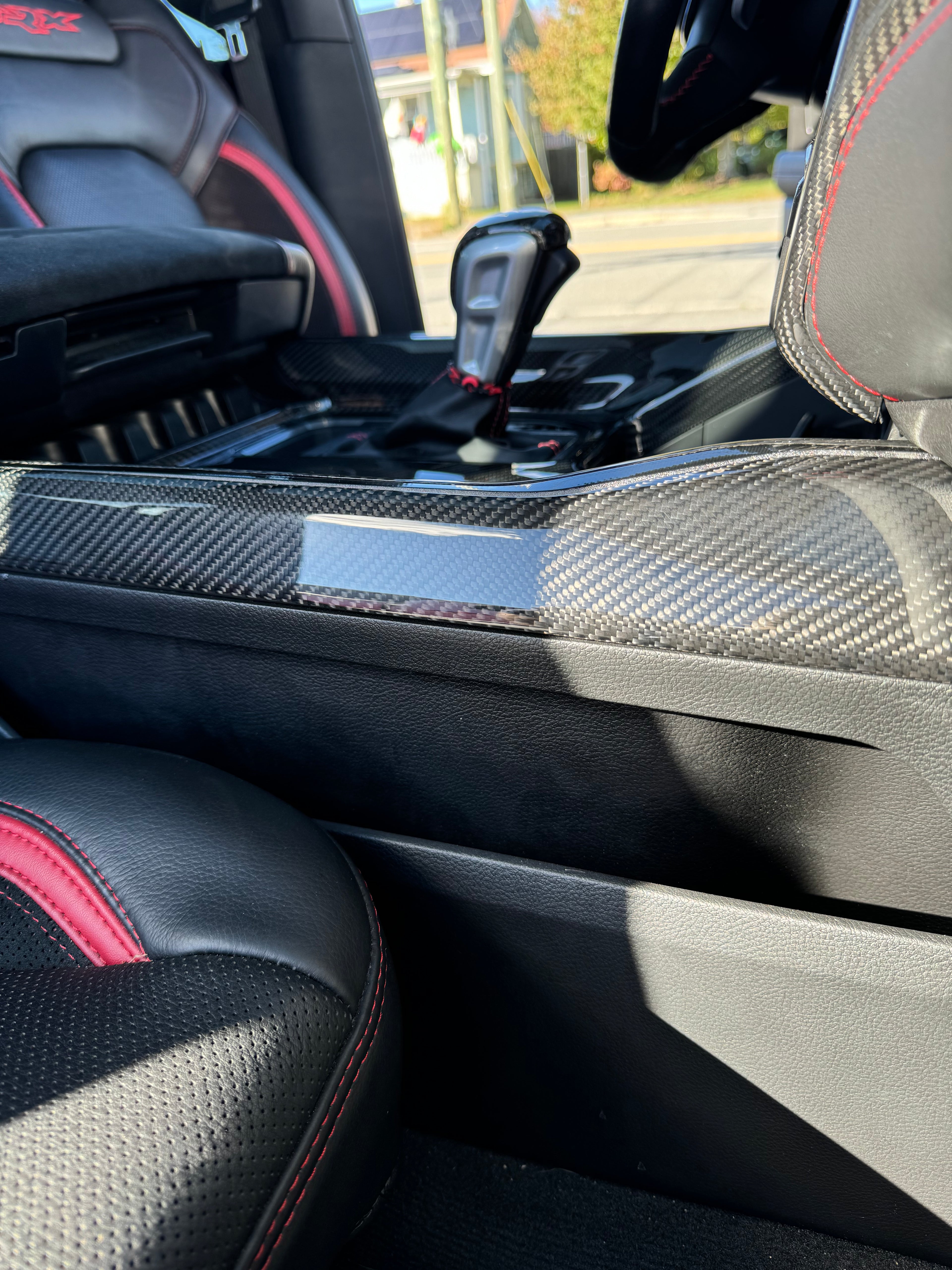 2019+ RAM 1500/ TRX / RHO carbon fiber center console side covers