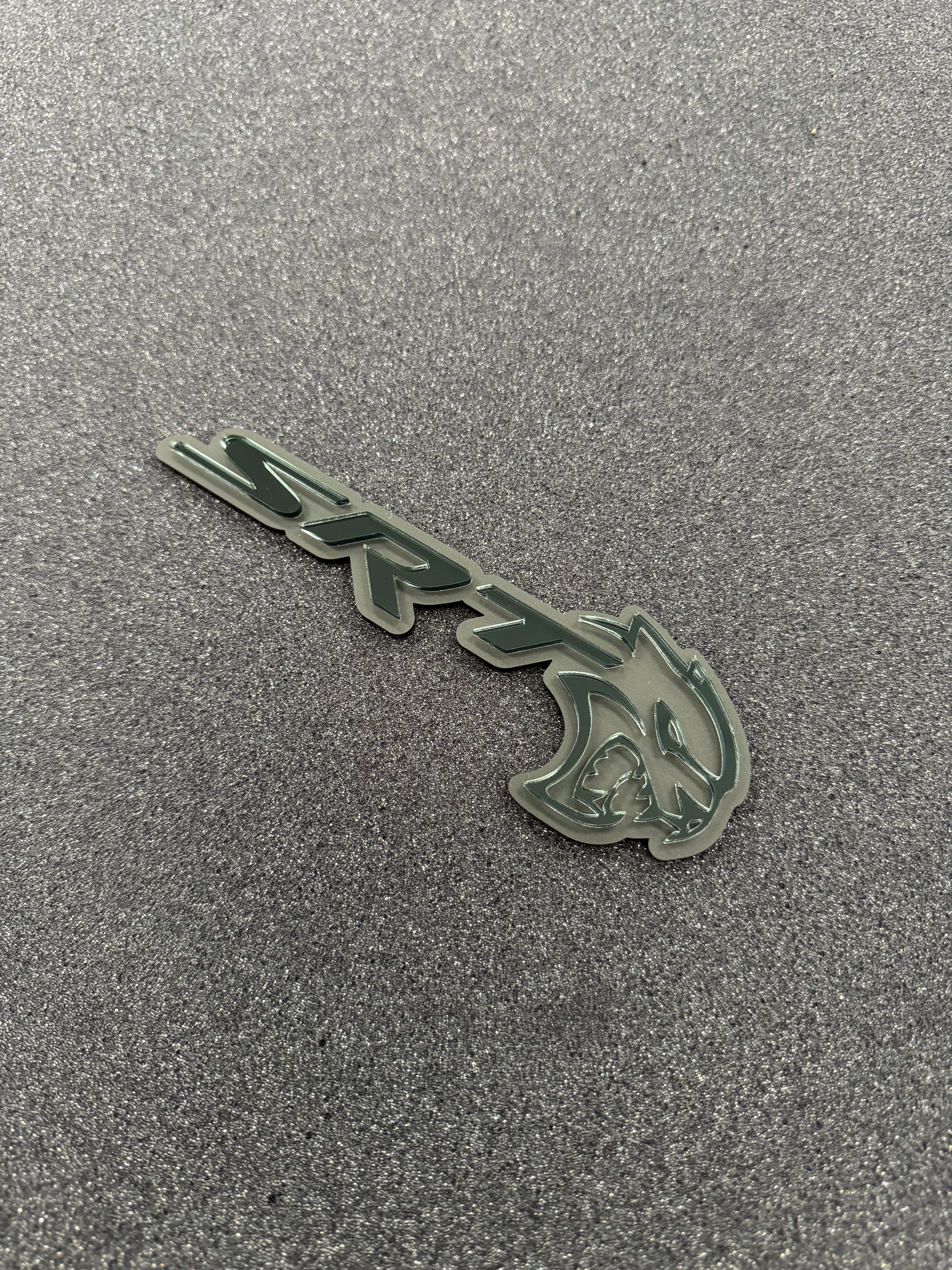 SRT Hellcat trunk badge